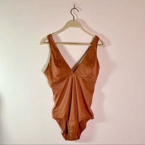 Aerie Rust Sunnie Bodysuit, Women’s size L